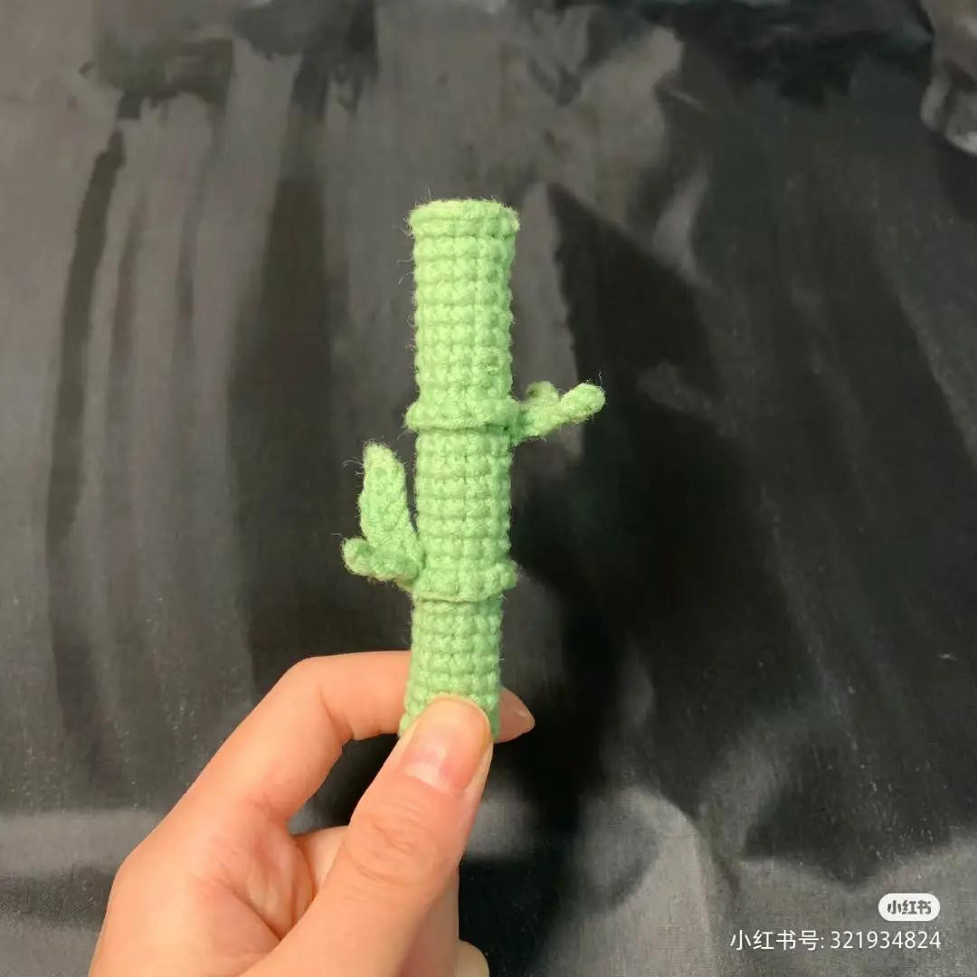 Crochet Bamboo Ornament Pattern Chart