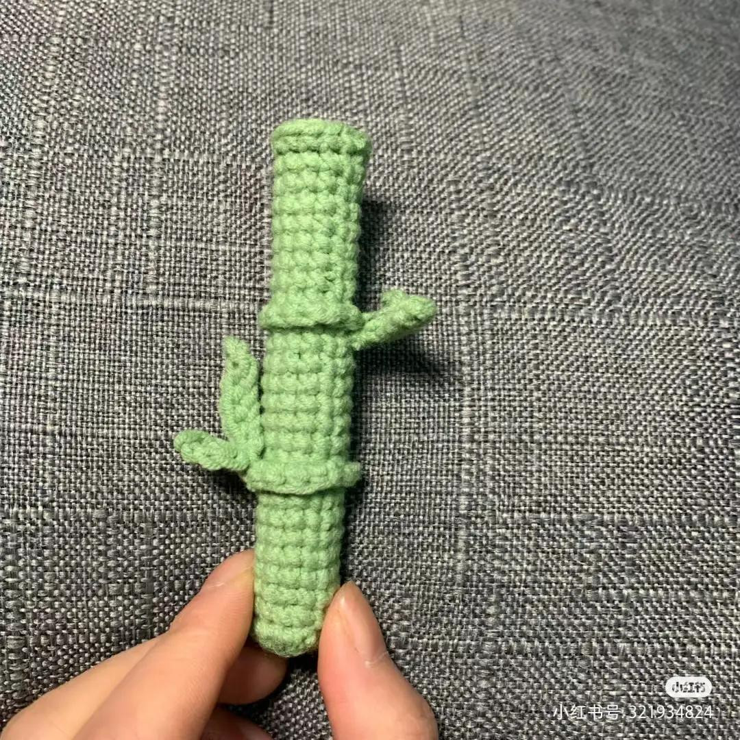 Crochet Bamboo Ornament Pattern Chart