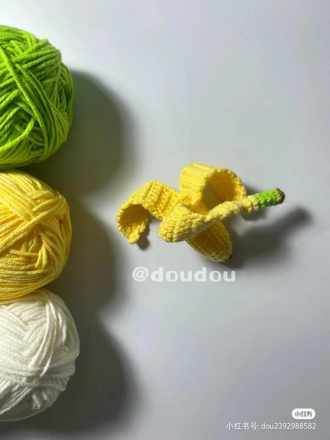 Crochet Banana Pattern Chart with Instructions