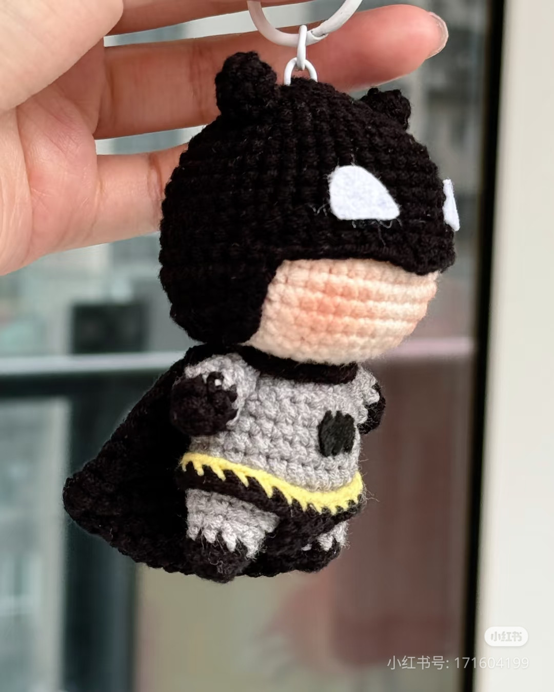 Crochet Batman Amigurumi Doll Keychain Pattern Chart