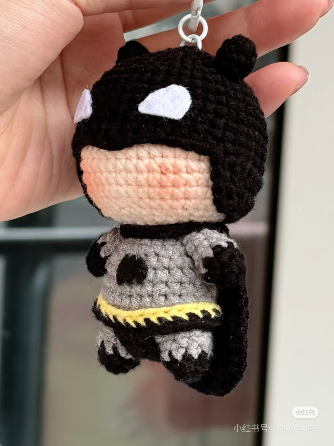 Crochet Batman Amigurumi Doll Keychain Pattern Chart