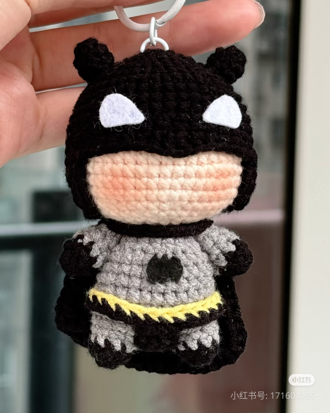 Crochet Batman Amigurumi Doll Keychain Pattern Chart