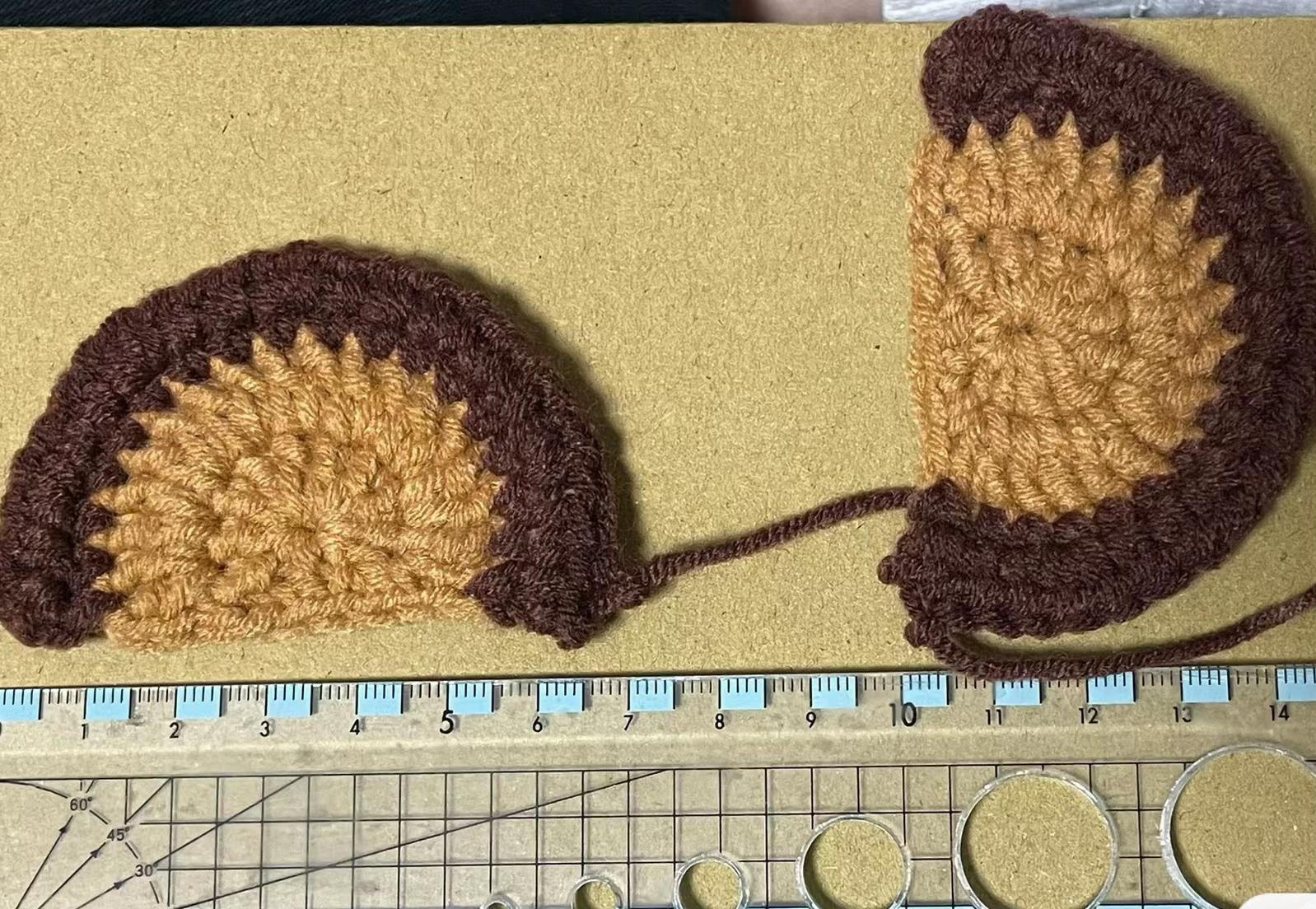 Crochet Bear Ear Headphone Cover Tutorial Chart