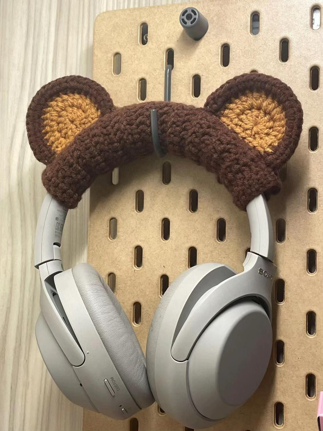 Crochet Bear Ear Headphone Cover Tutorial Chart