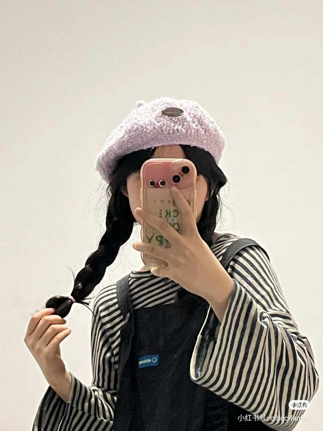 Crochet Bear Ears Beret Hat Pattern Chart