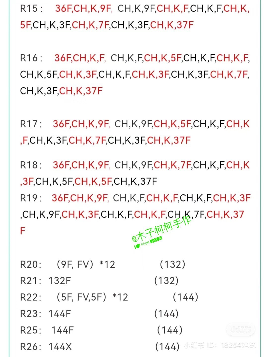 Crochet black bucket hat pattern with letter design chart