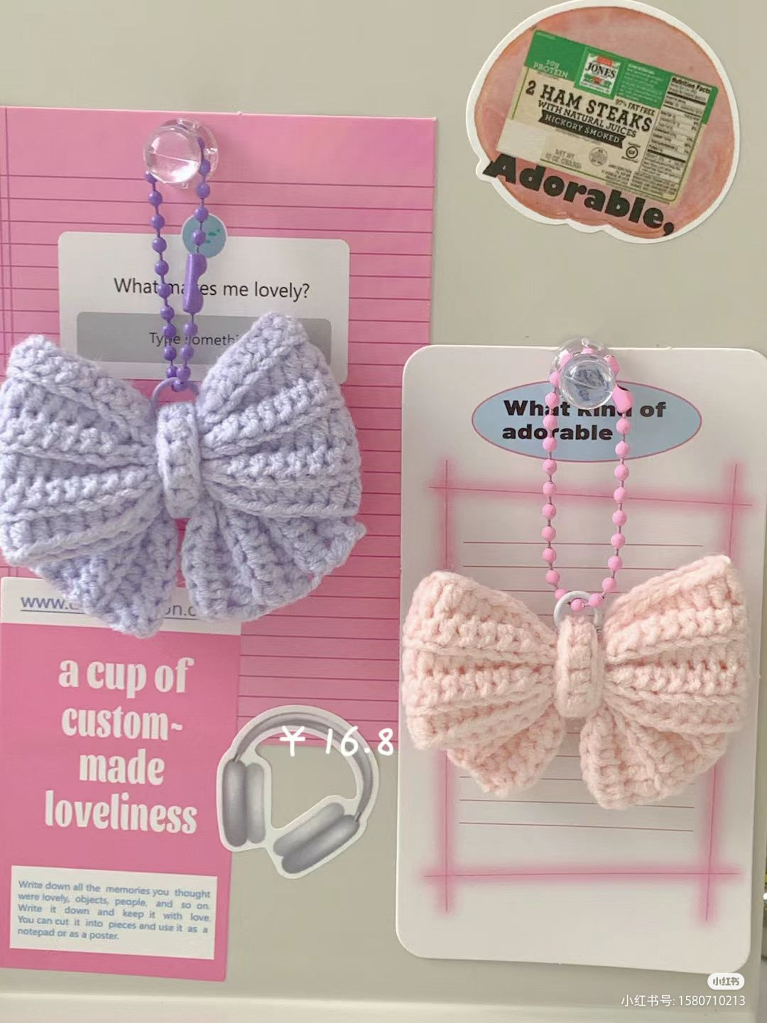 Crochet Bow Pattern Tutorial with Chart