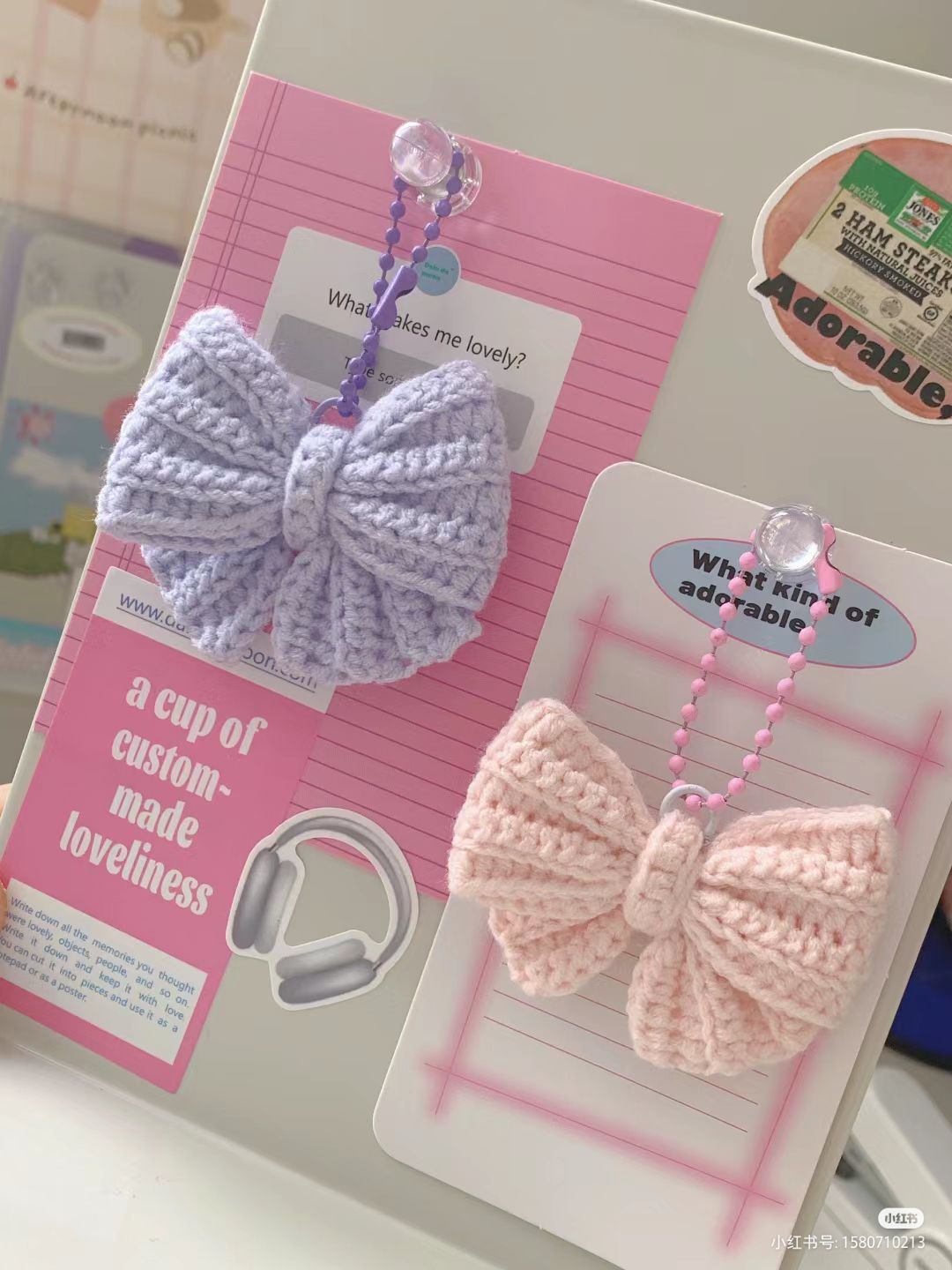 Crochet Bow Pattern Tutorial with Chart