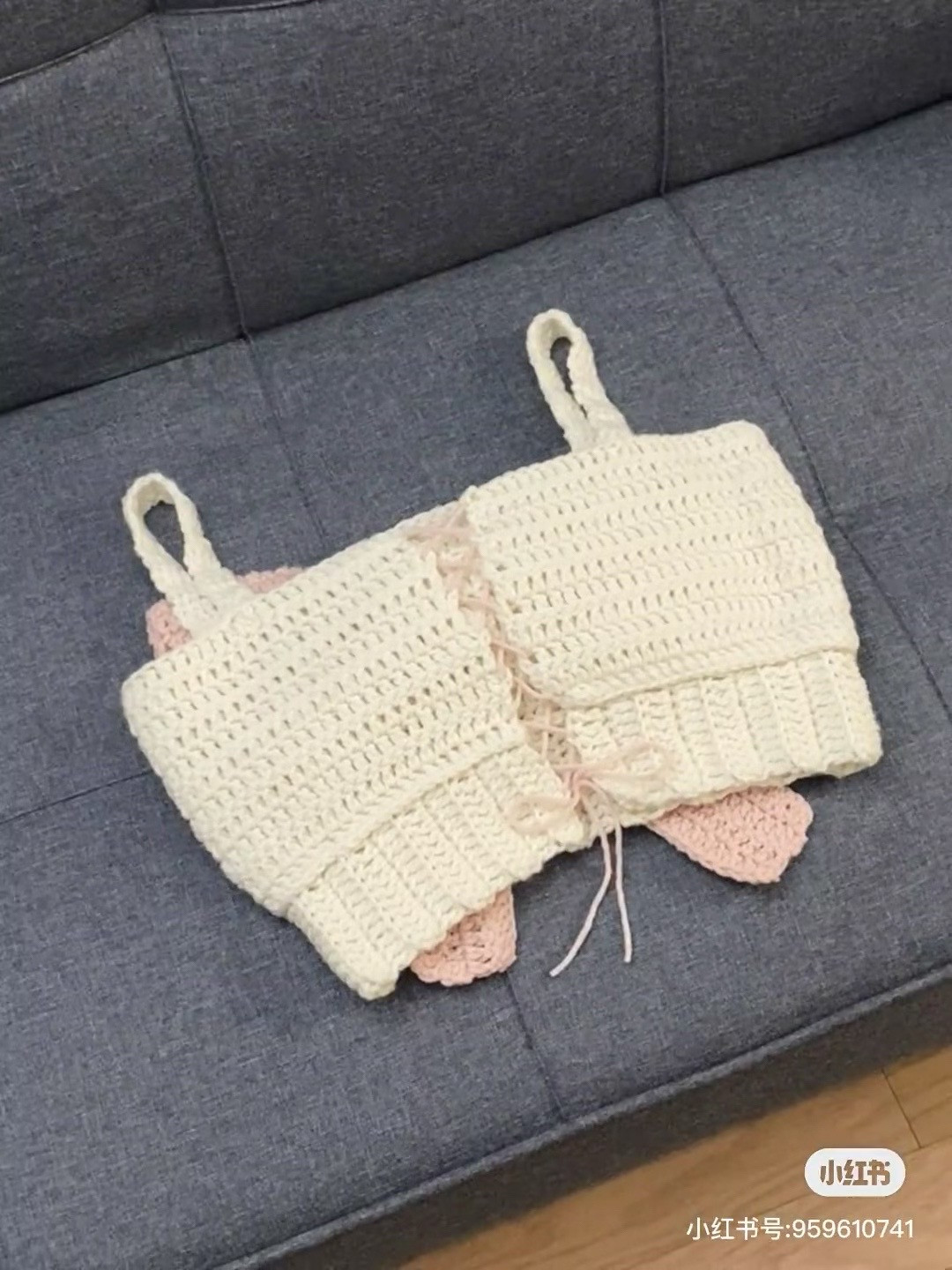 Crochet Bow Tie Top Summer Pattern Chart