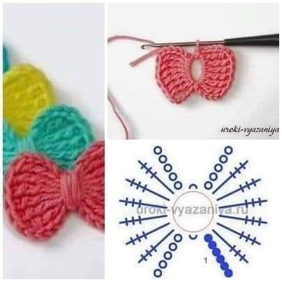 Crochet Bow Tutorials and Patterns: Floral, Strawberry, and Lace Designs