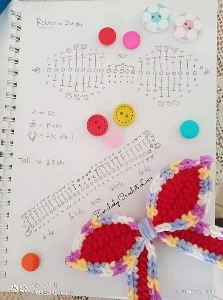 Crochet Bow Tutorials and Patterns: Floral, Strawberry, and Lace Designs