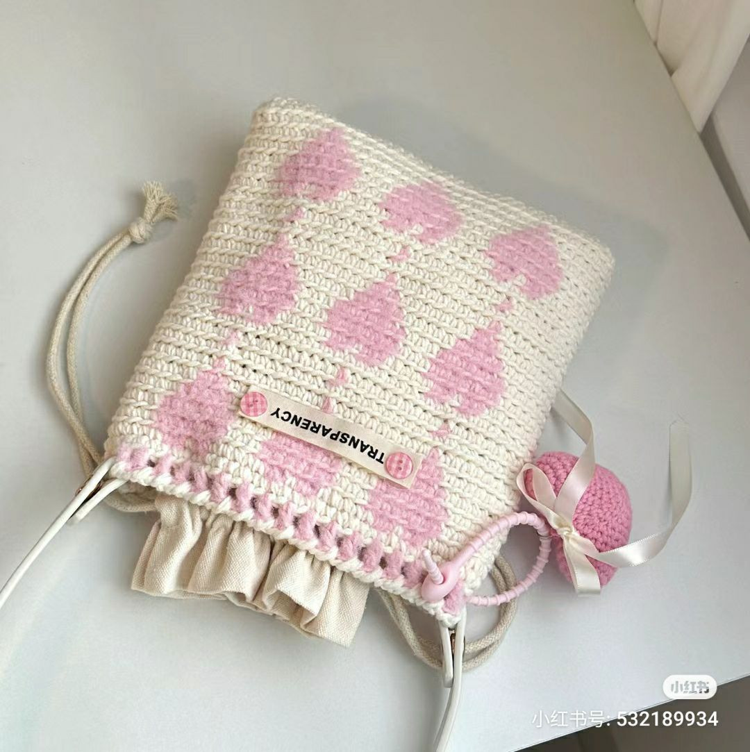 Crochet Butterfly Flower Bag Pattern Chart