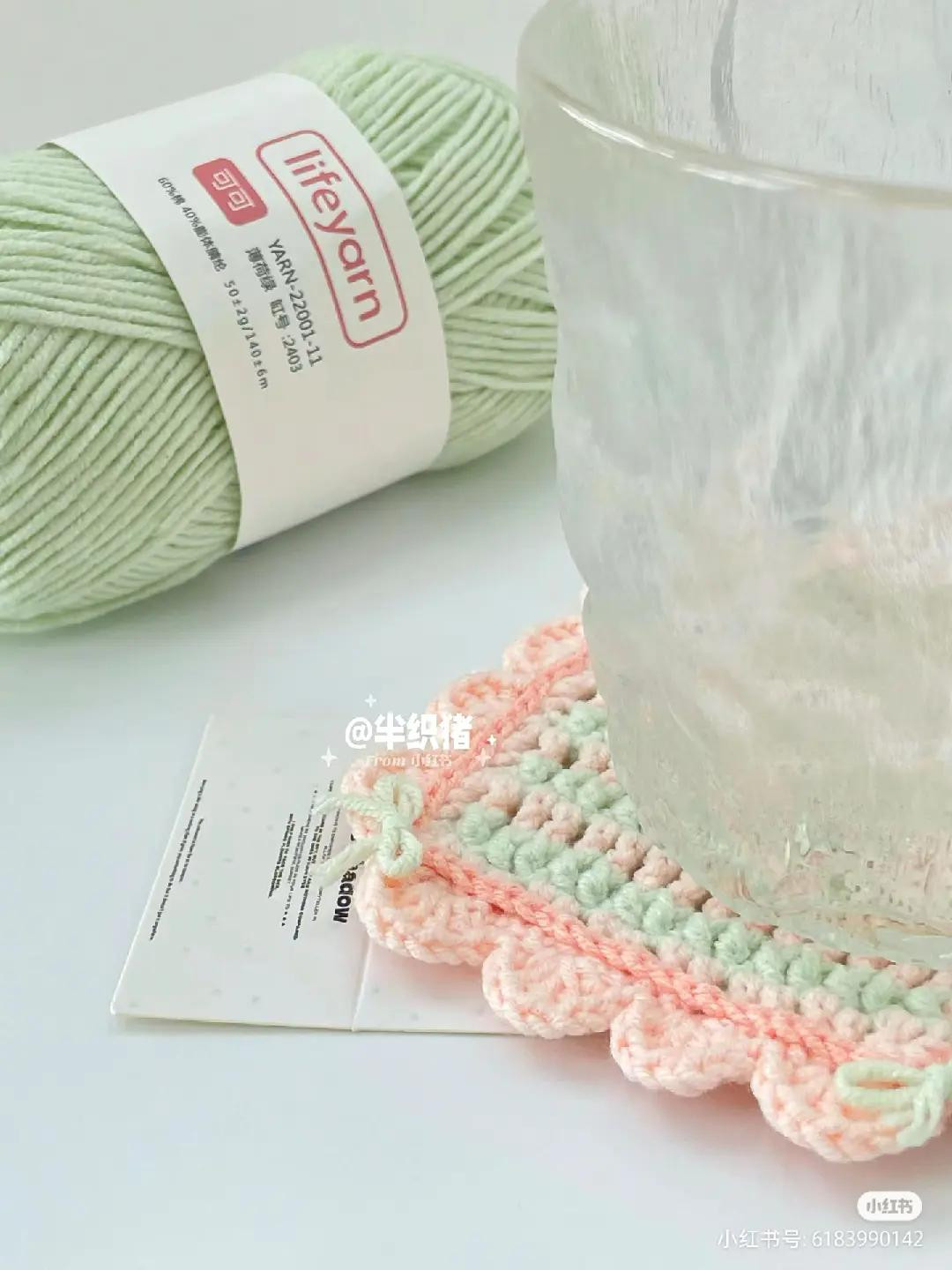 Crochet Butterfly Granny Square Pattern Chart and Finished Coasters Tutorial