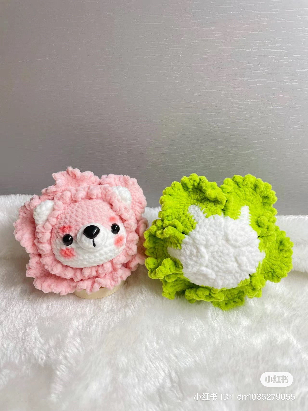 Crochet Cabbage Dog Amigurumi Pattern Chart