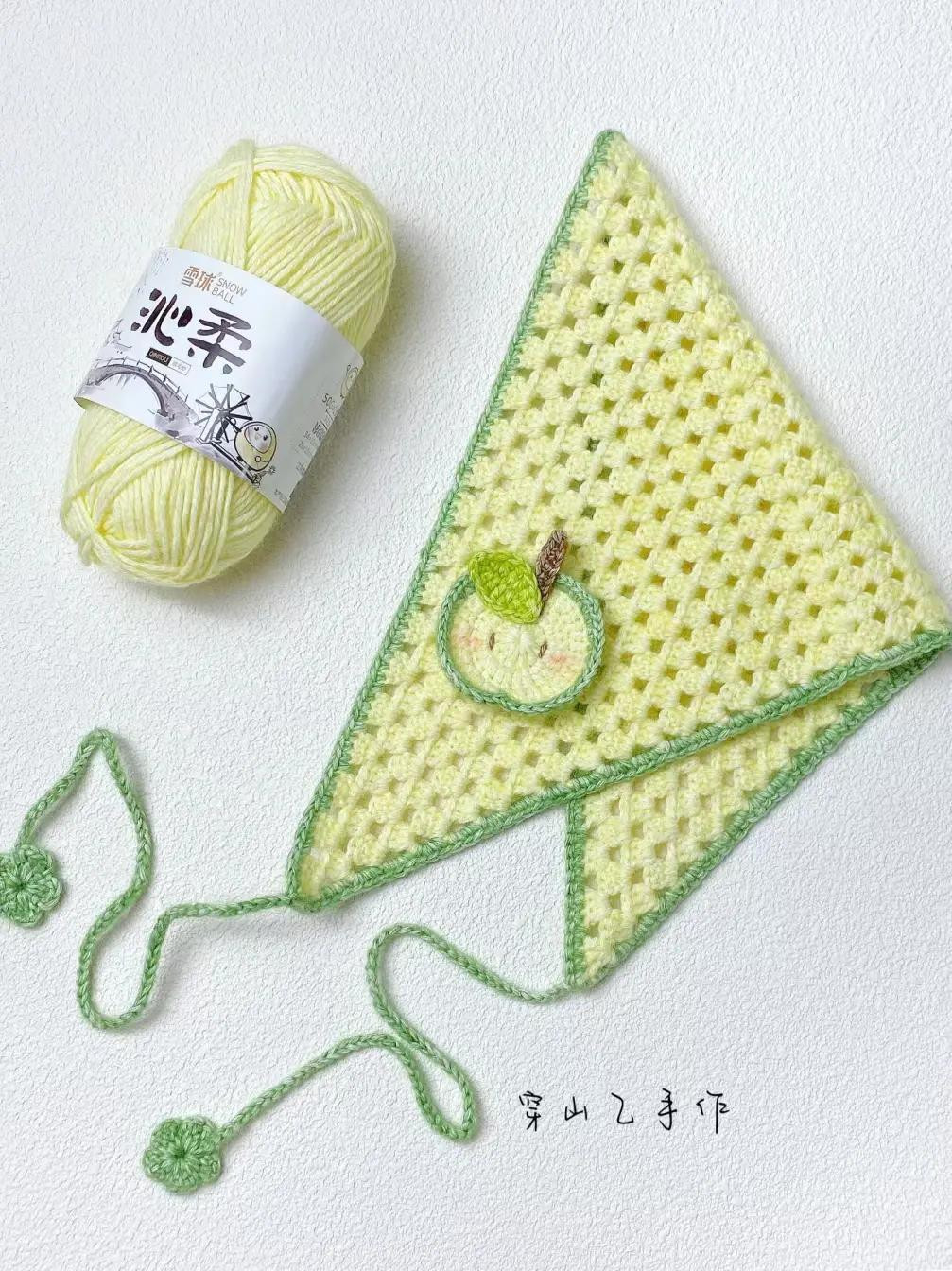 Crochet Camellia Headscarf Pattern with Instructions