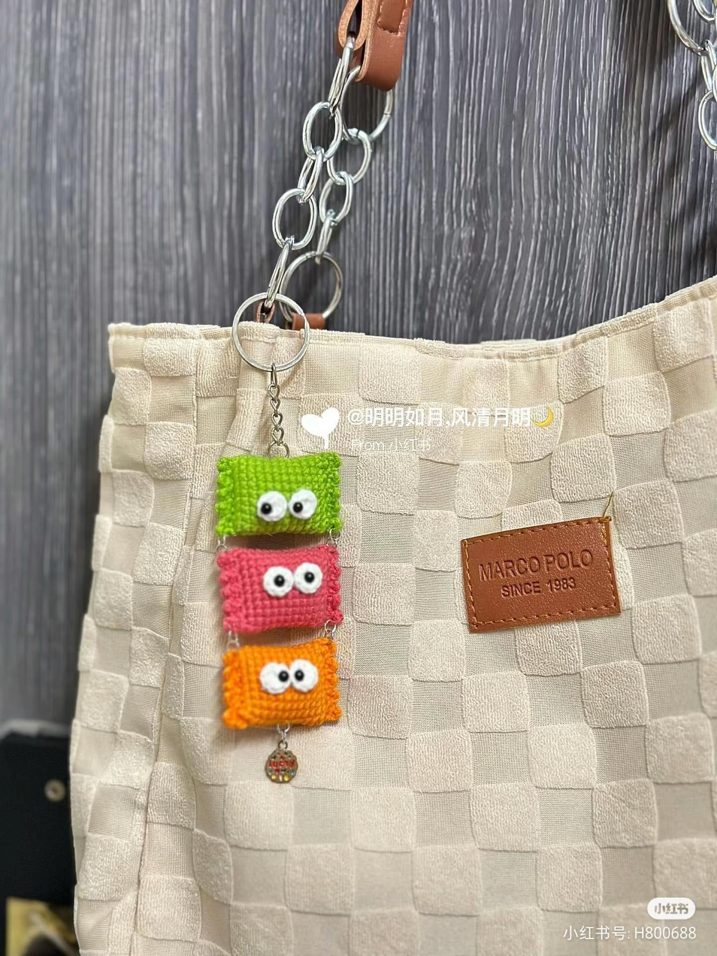 Crochet Candy Keychain Tutorial Pattern