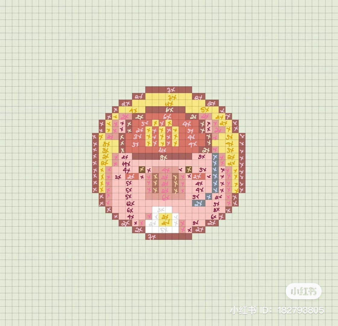 Crochet Capybara Pixel Chart Pattern