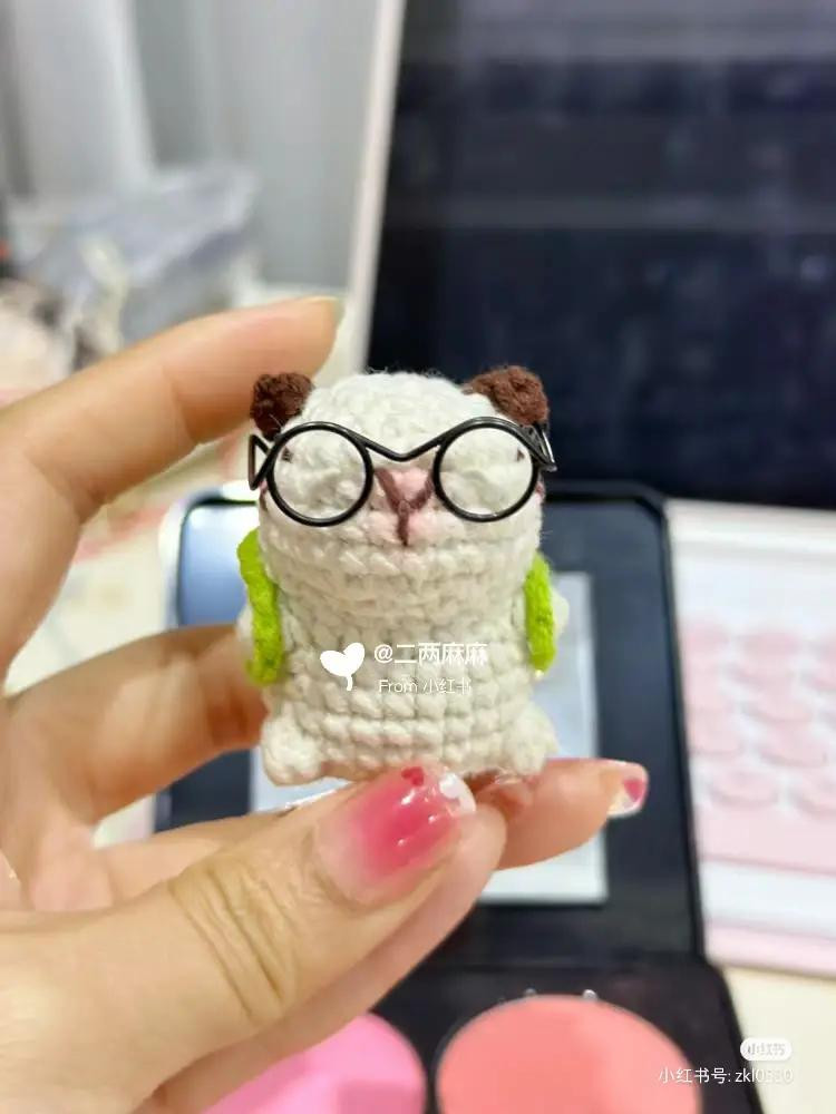 Crochet Capybara with Frog Backpack Pattern Chart