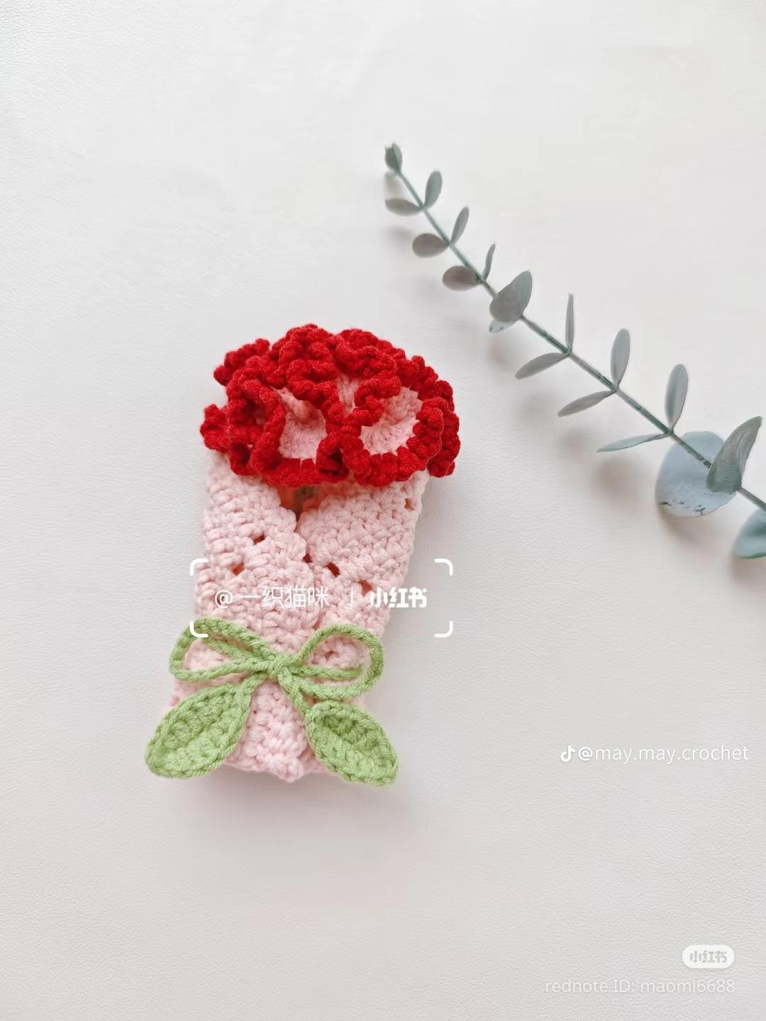Crochet Carnation Flower Coaster Pattern Tutorial