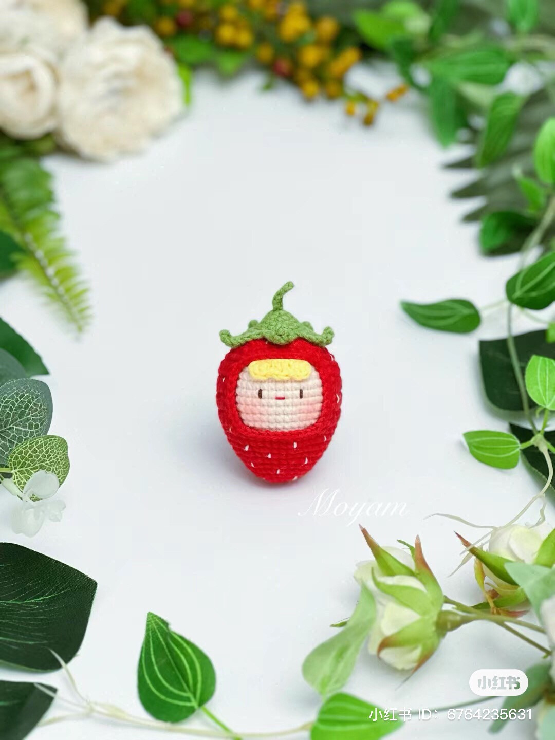 Crochet Carrot Rabbit and Strawberry Mochi Doll Patterns