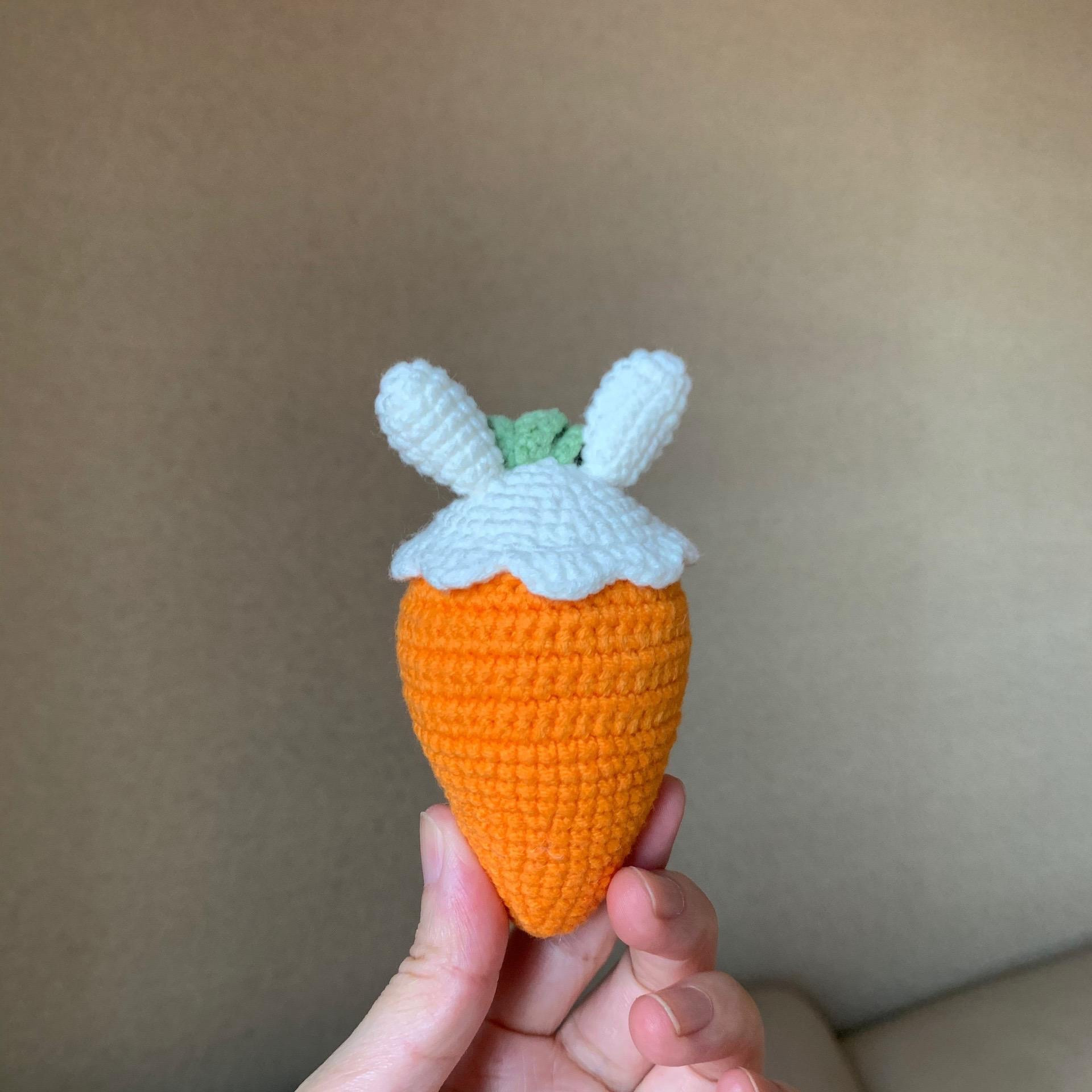 Crochet Carrot Rabbit Doll Pattern and Chart