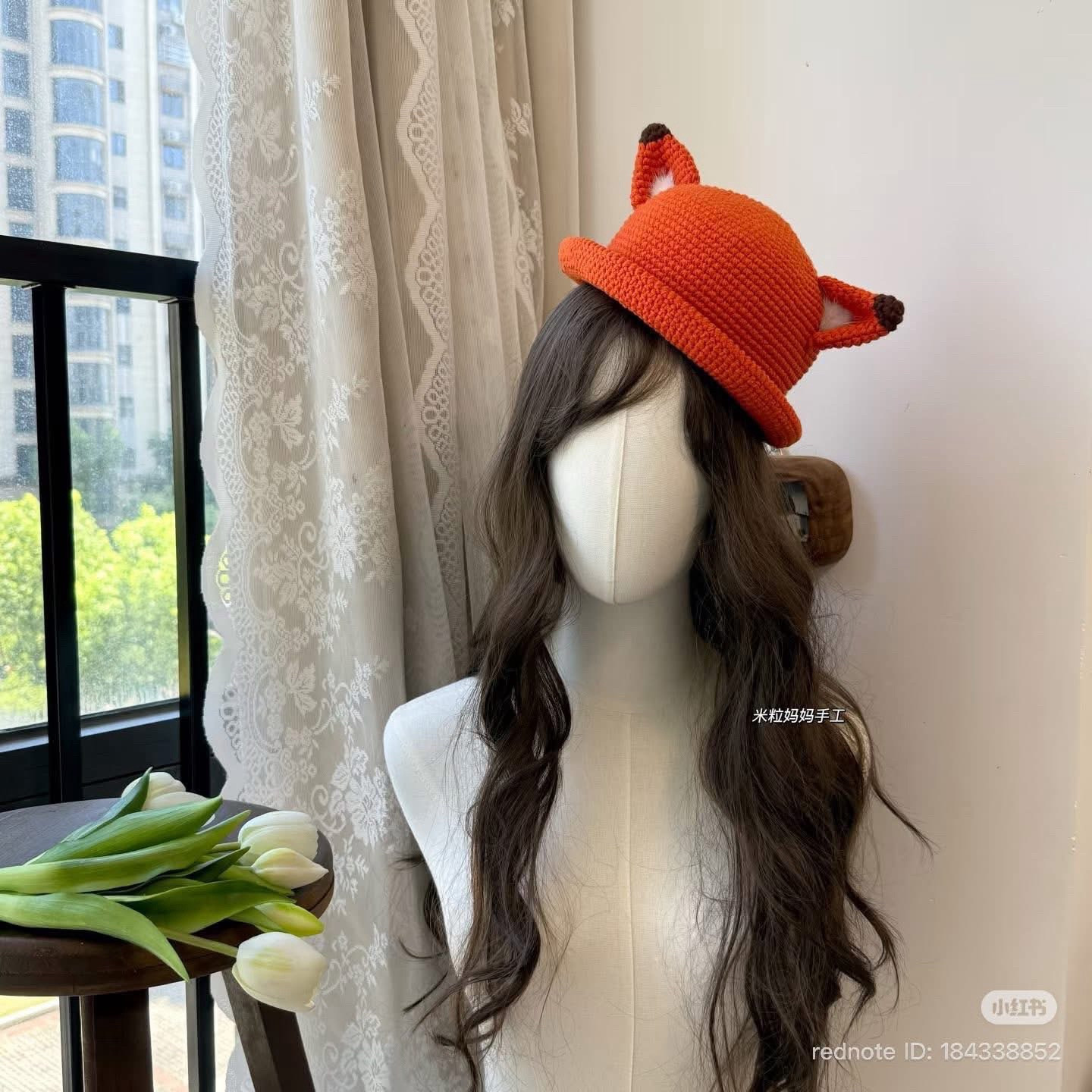 Crochet Chart: Cute Fox and Bunny Ears Hats