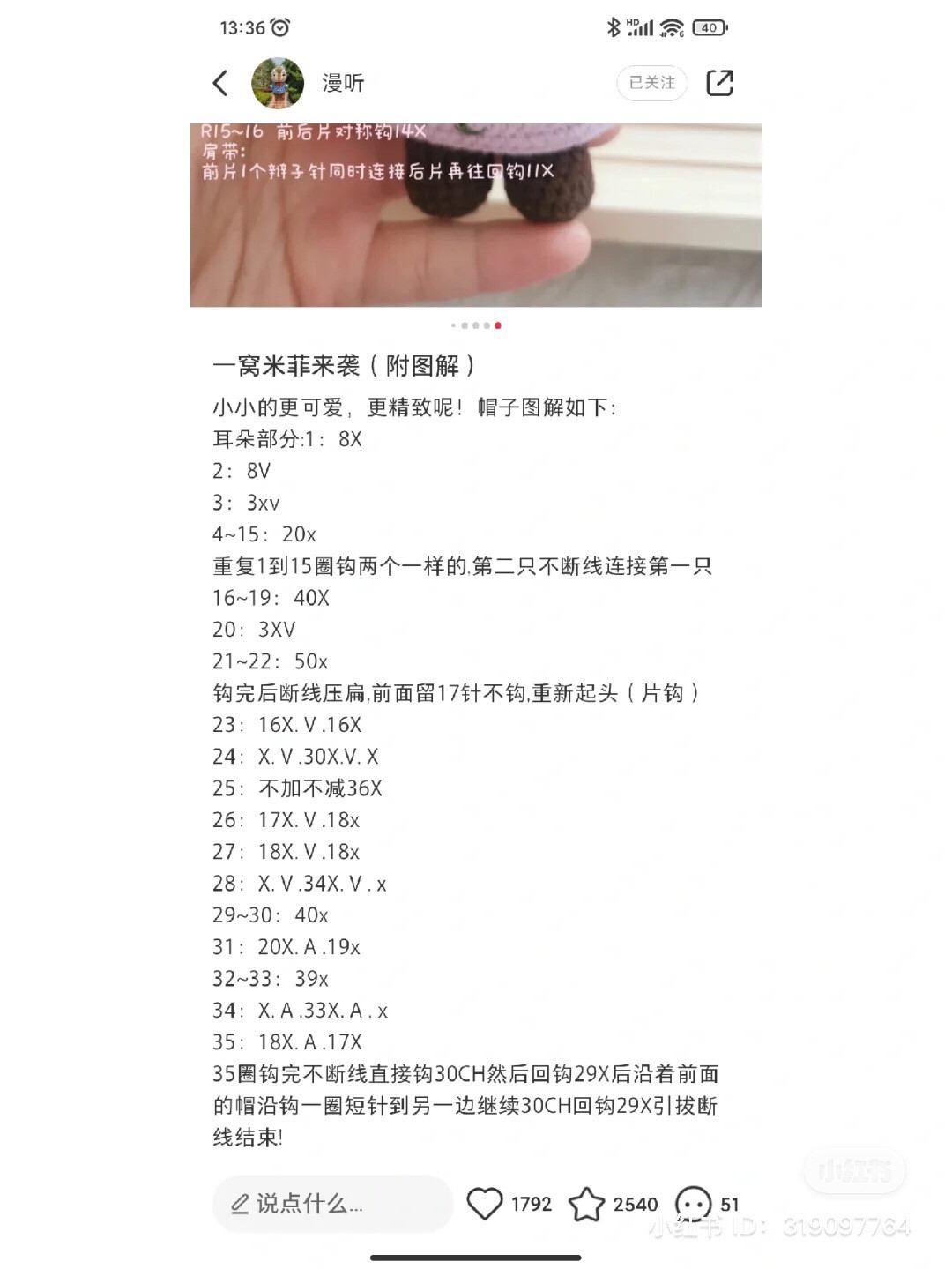 Crochet Chart for Cute Bunny Doll with Hoodie and Dress