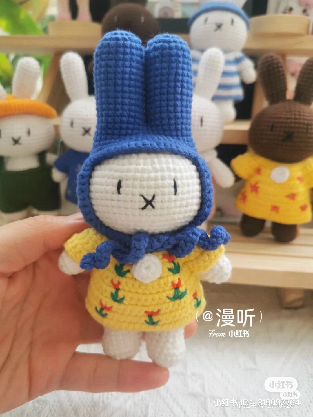 Crochet Chart for Cute Bunny Doll with Hoodie and Dress