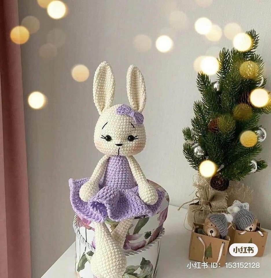 Crochet Chart for Long-Eared Bunny Doll