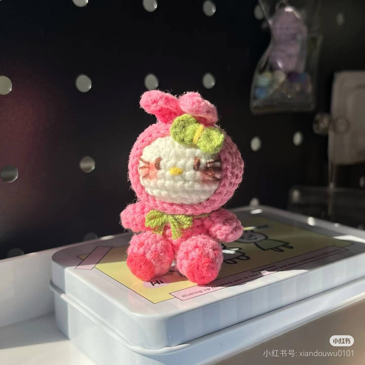 Crochet Chart for Pink Bunny Hello Kitty Amigurumi Doll