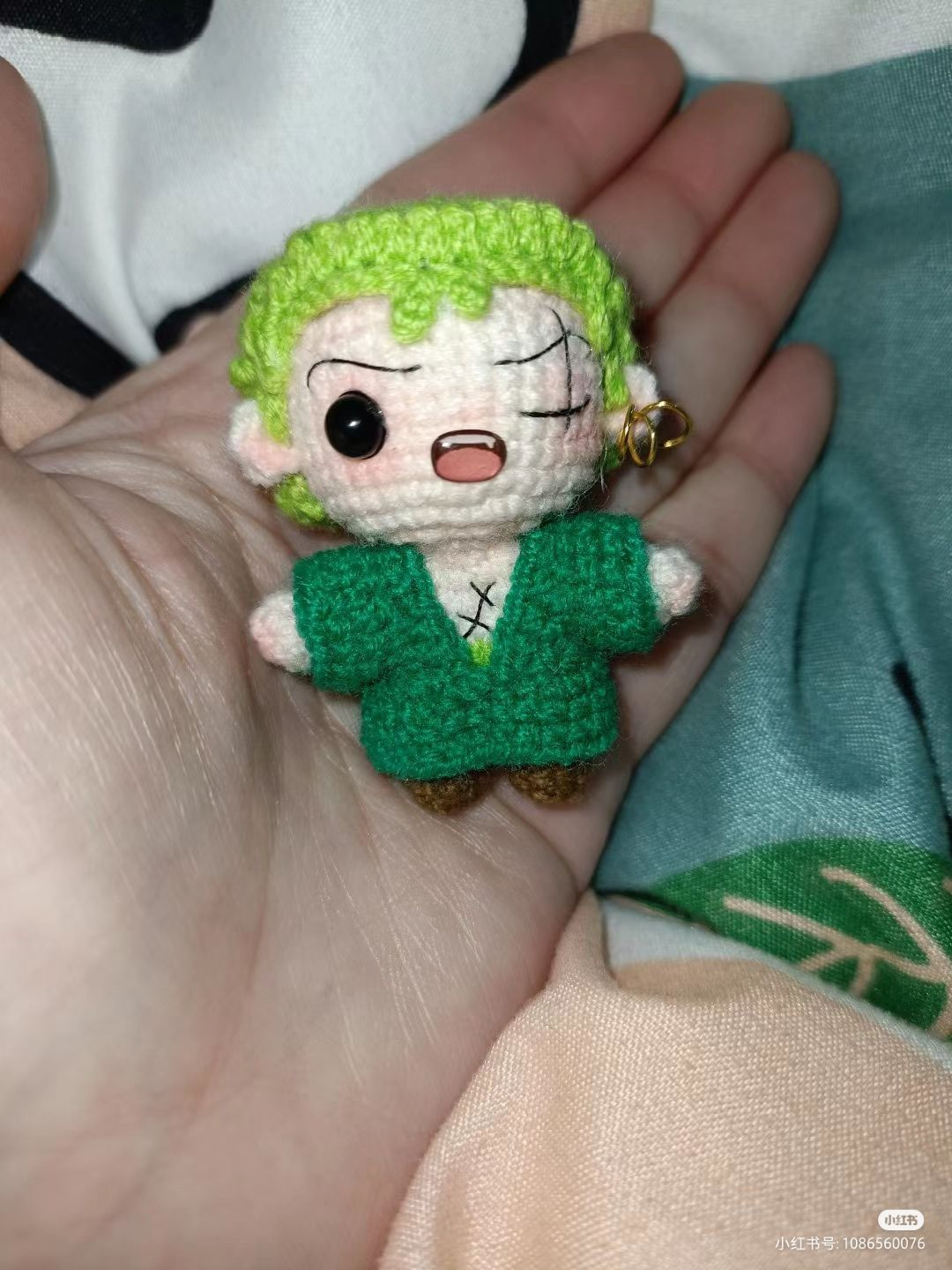 Crochet Chart for Q-version Zoro Amigurumi Doll