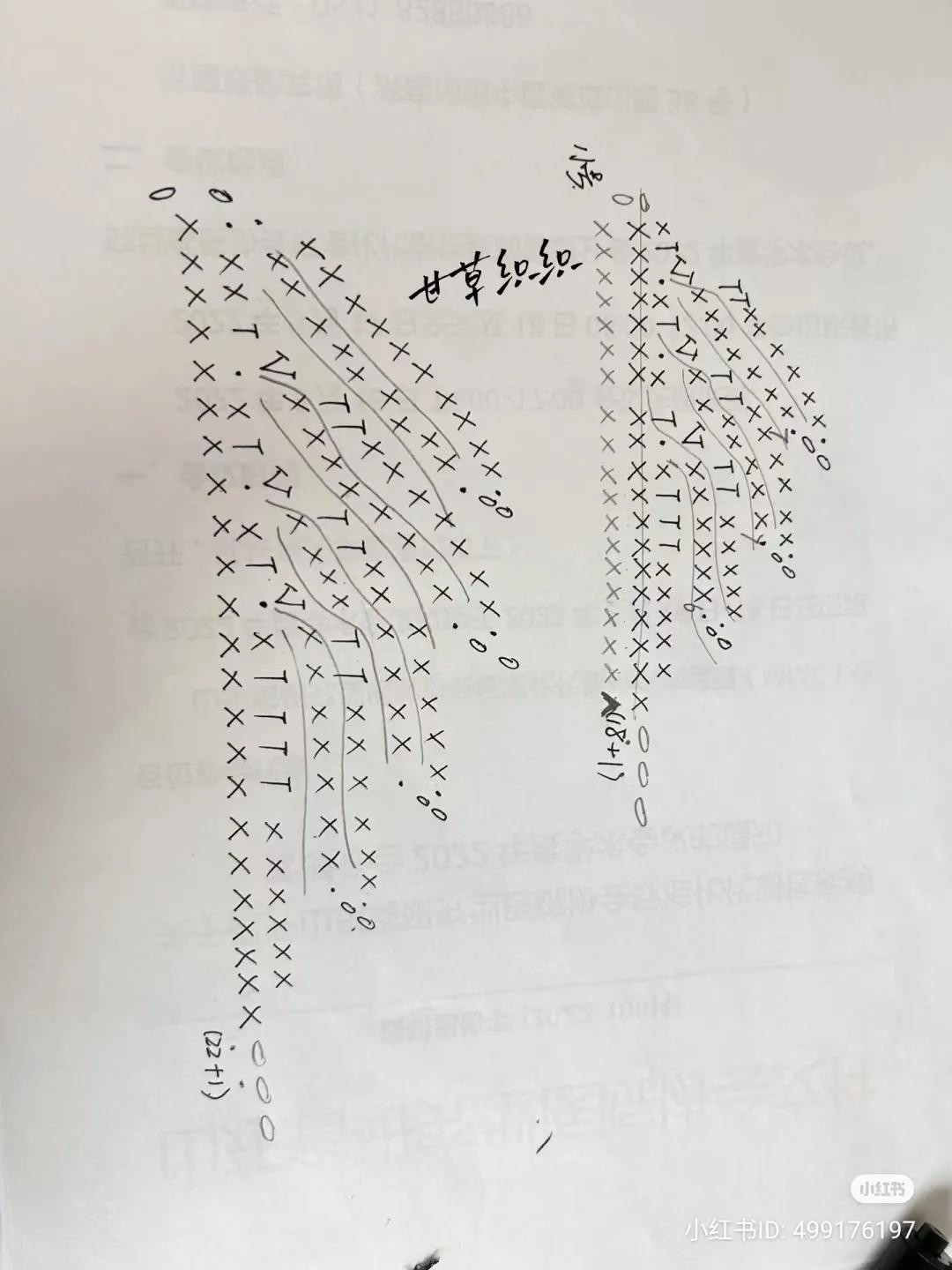 Crochet Chart for Realistic Leaves and Fern Patterns