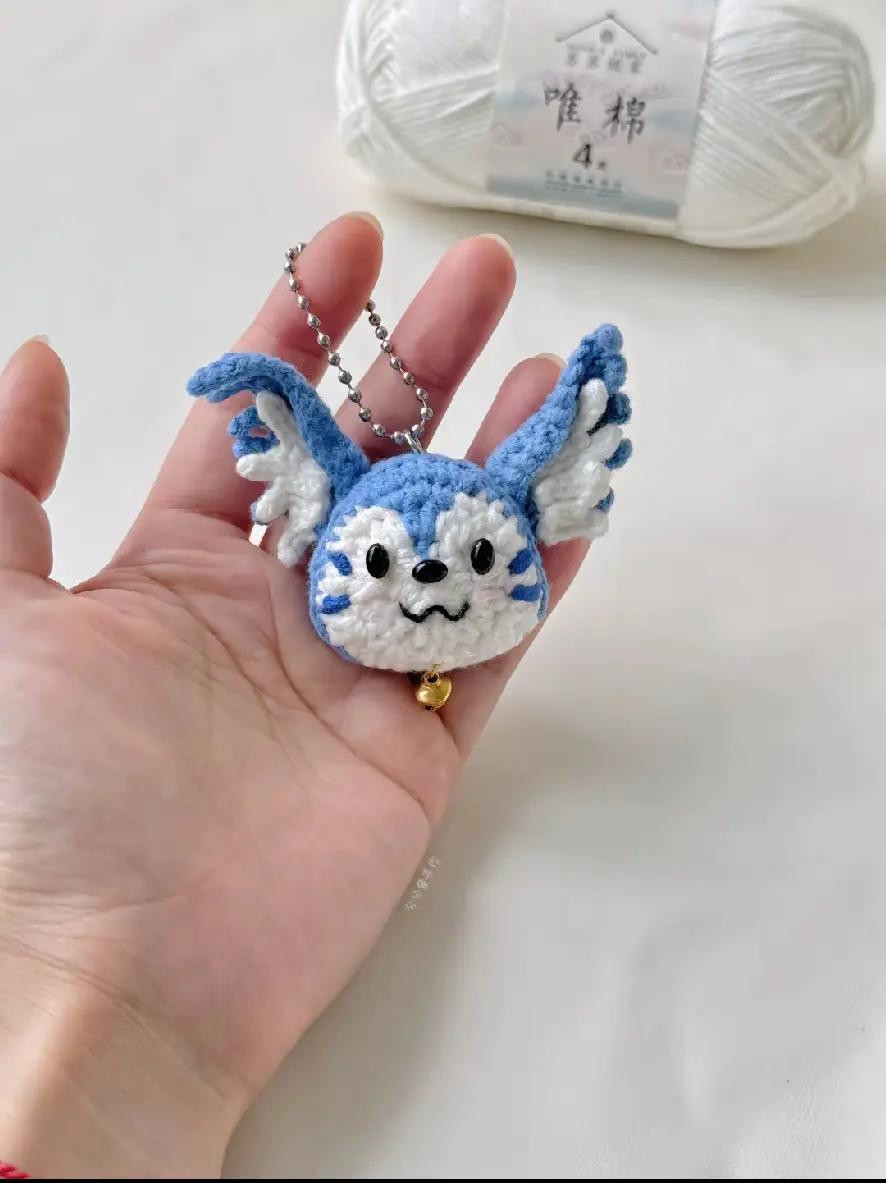 Crochet Chart for Scattered Cat Badge Holder and Haikyuu Kenma Keychain Pattern