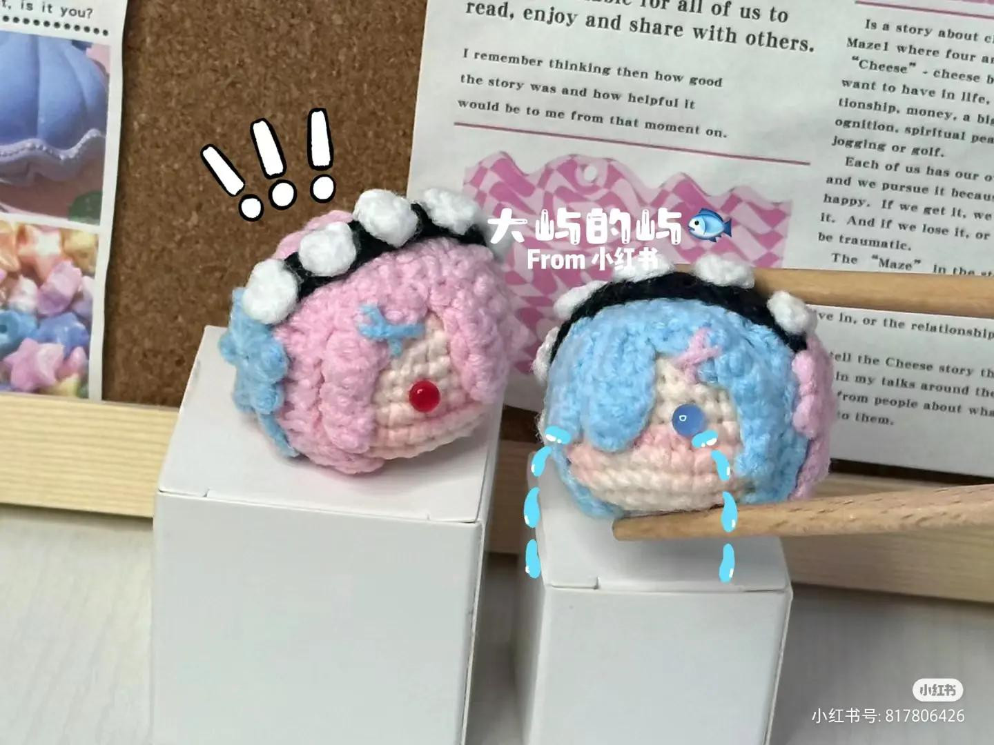 Crochet Chart for Star Wish Miku and Rei Character Dolls with Detailed Pattern Instructions