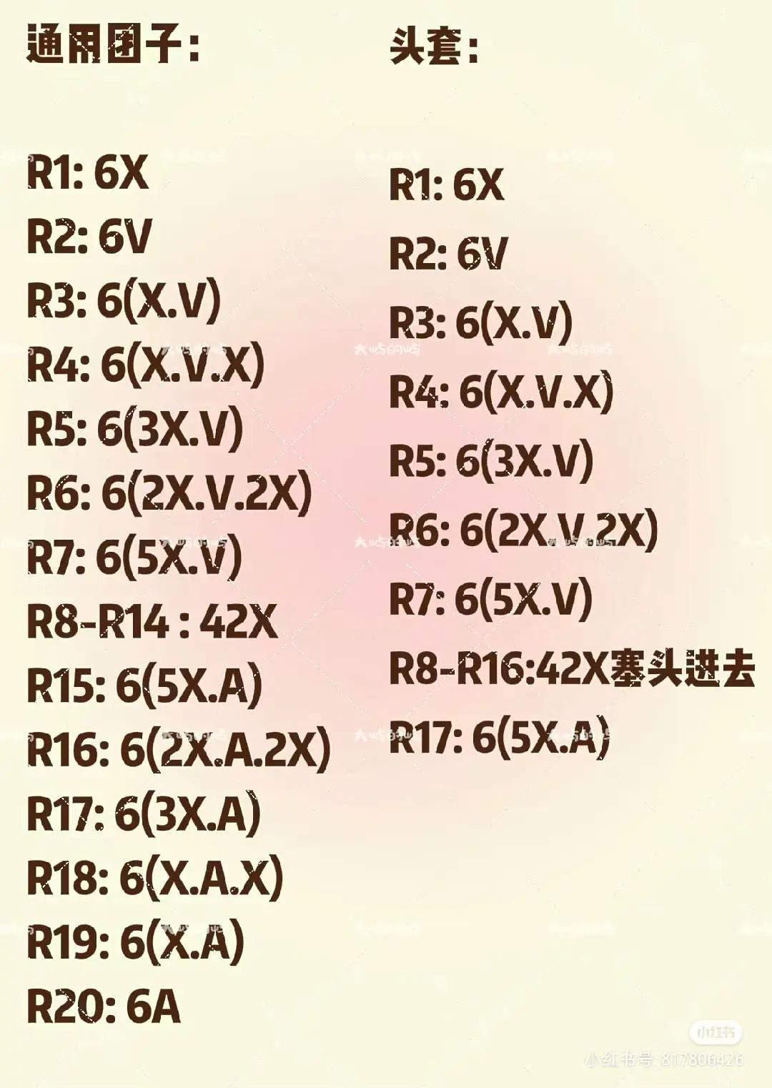 Crochet Chart for Star Wish Miku and Rei Character Dolls with Detailed Pattern Instructions