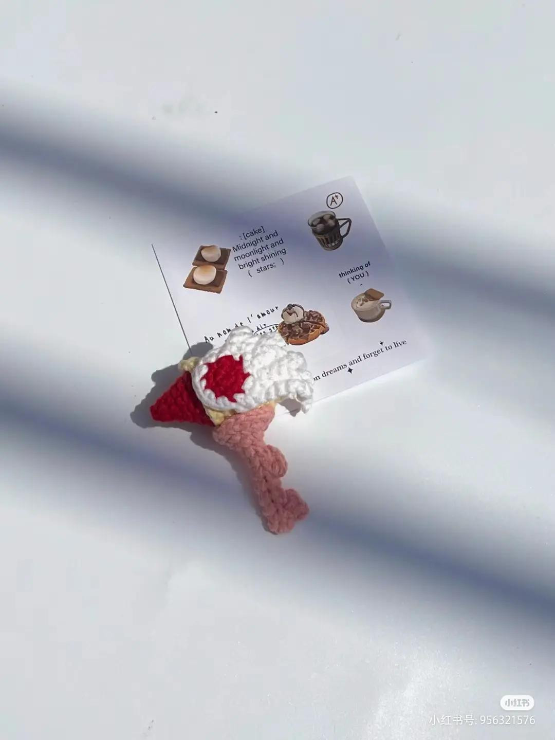 Crochet Chart Pattern for Cute Angel Keychain Doll