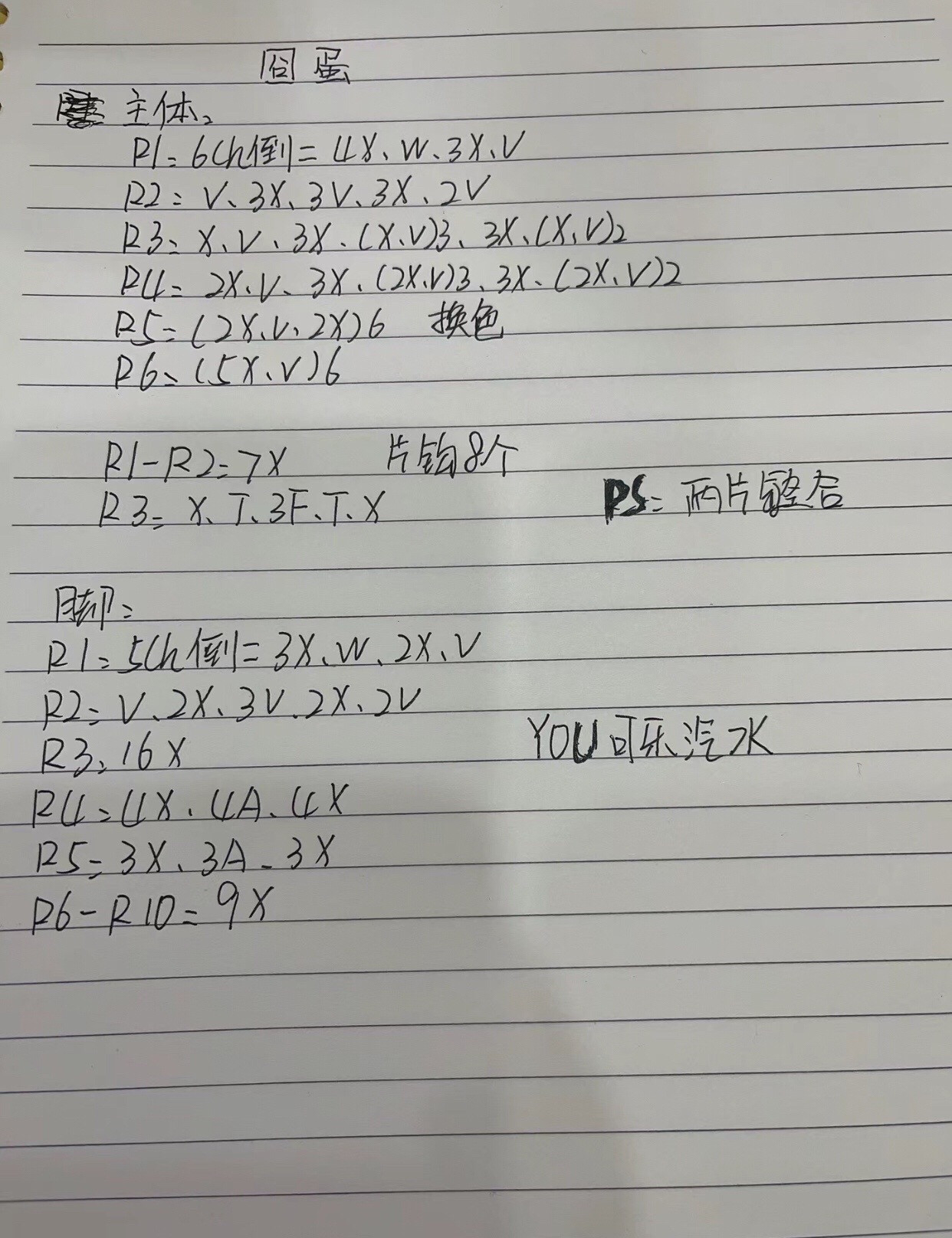 Crochet Chart Pattern for Cute Yellow Flower Doll Amigurumi