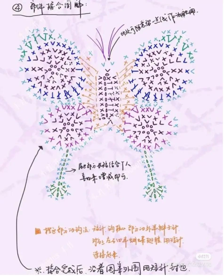 Crochet Chart Pattern: Star Shape and Cinnamoroll Bag Tutorial