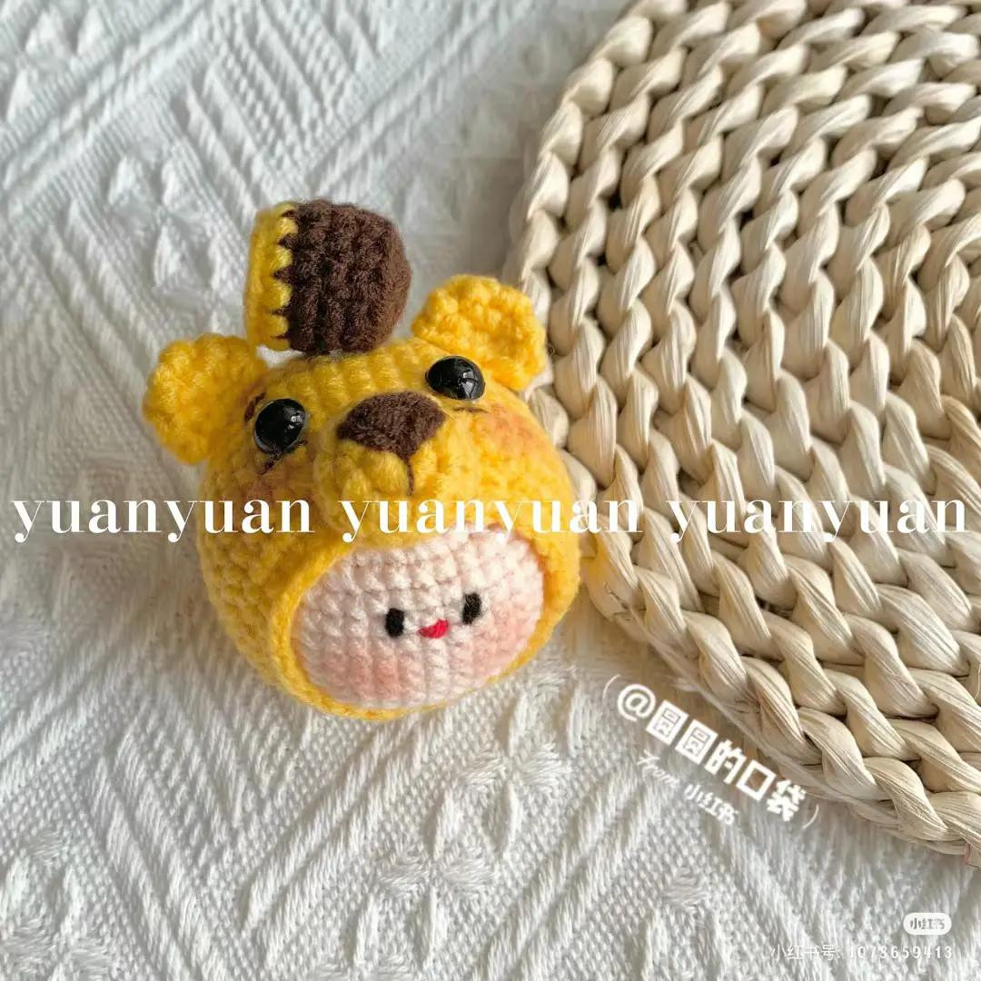 Crochet Chart: Pudding Dog and Winnie the Pooh Dango Amigurumi Patterns