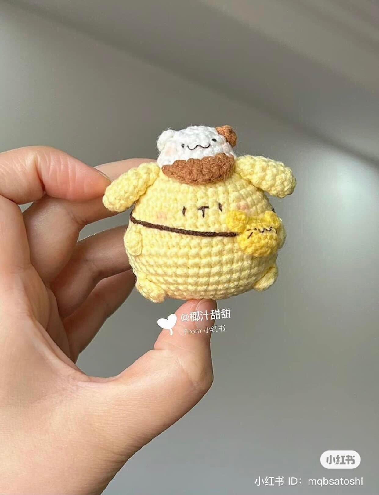 Crochet Chart Tutorial for Cute Blue and Yellow Bunny Doll with Hat and Scarf