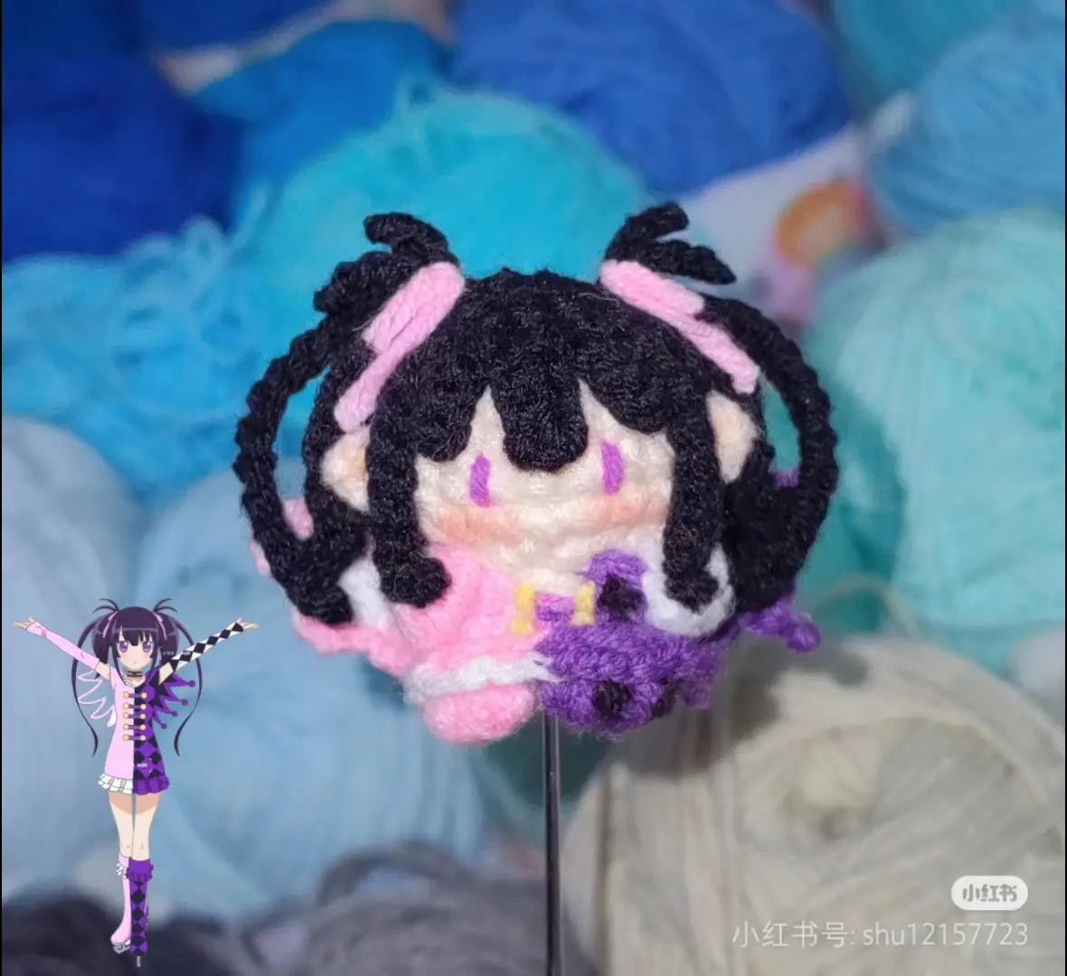 Crochet Chart Tutorial: Lucy Heartfilia Amigurumi Doll