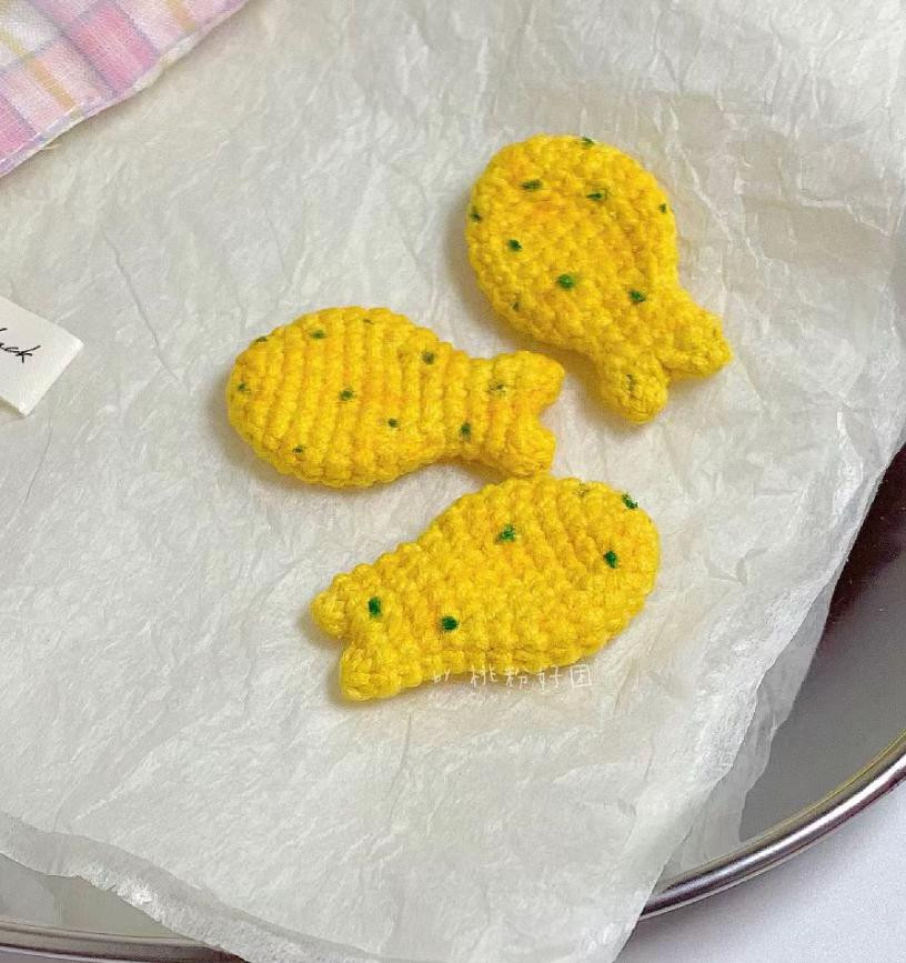 Crochet Chart: Yellow Seaweed Fish Bread
