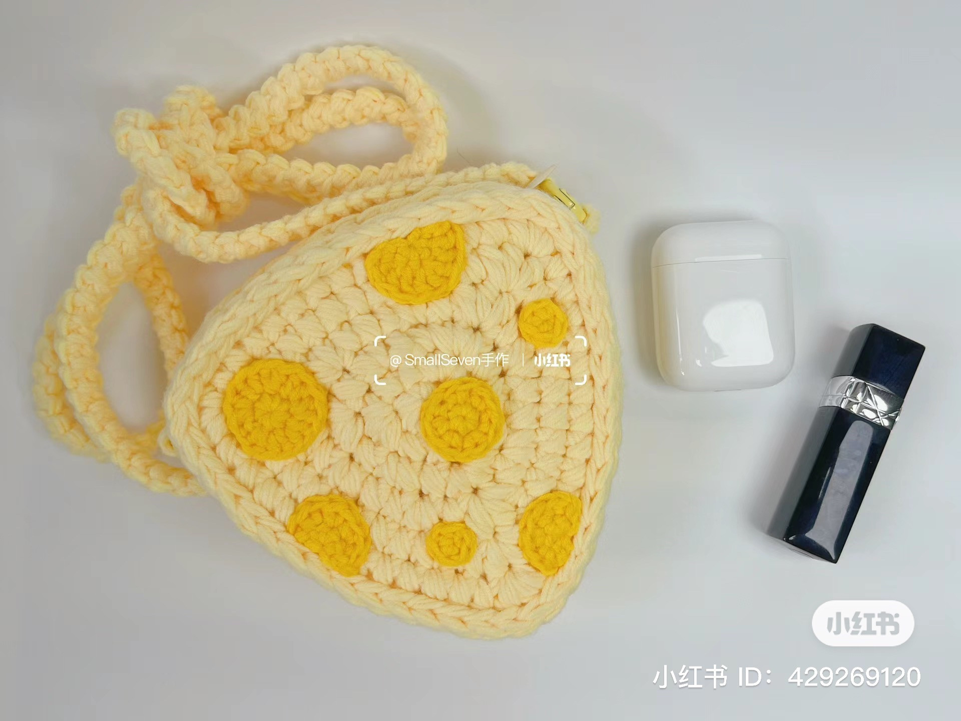 Crochet Cheese Bag Pattern Tutorial