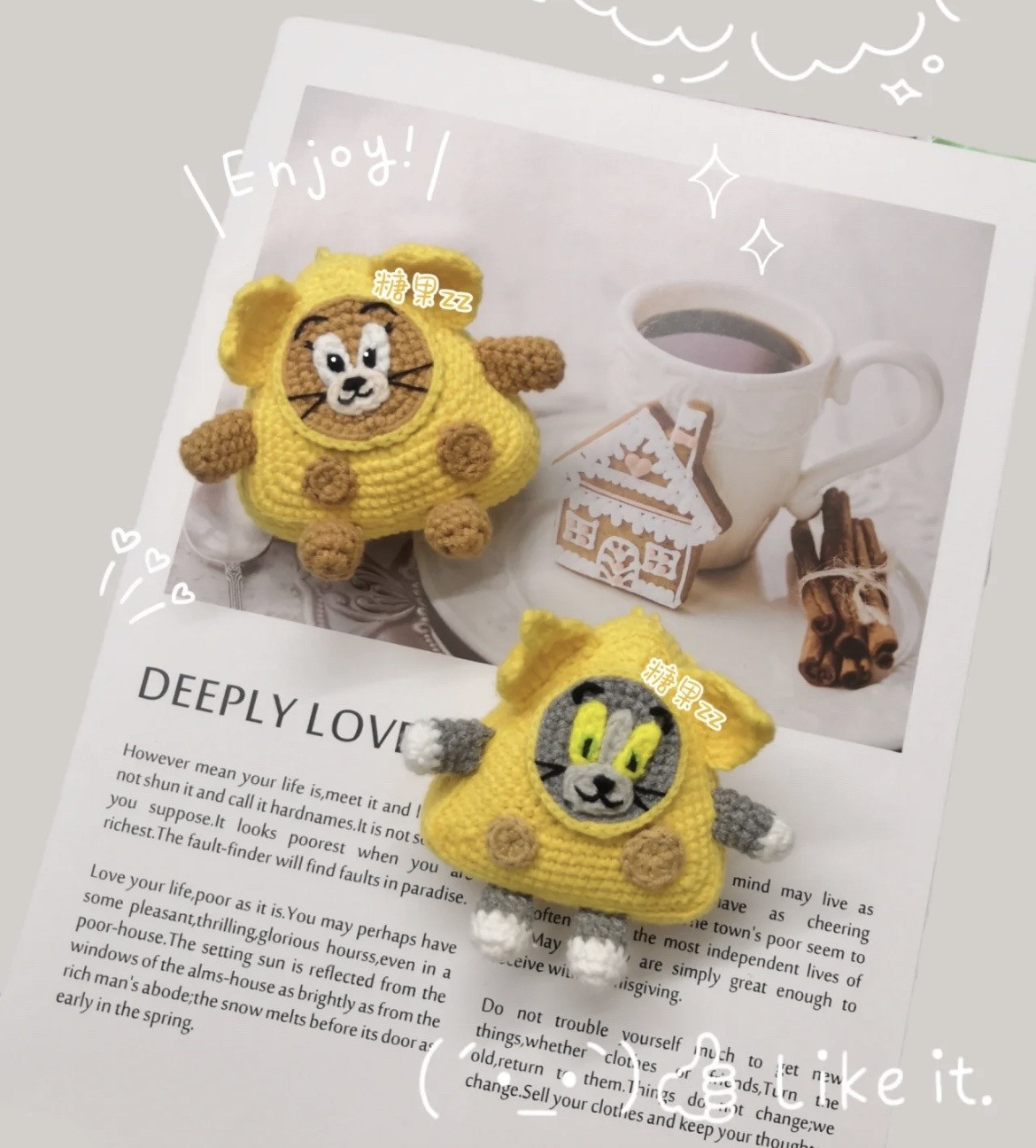 Crochet Cheese Mouse Amigurumi Pattern - Jerry Style Chart