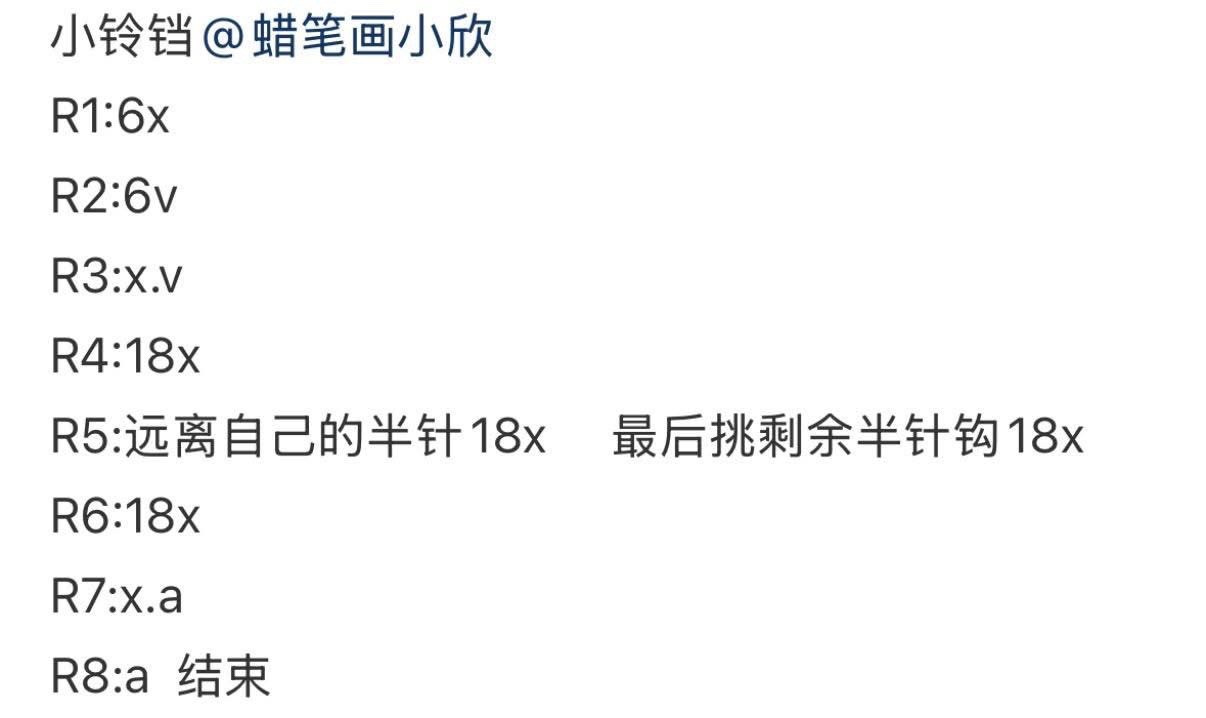 Crochet Christmas Bell Ornament Chart with Bow and Gingerbread