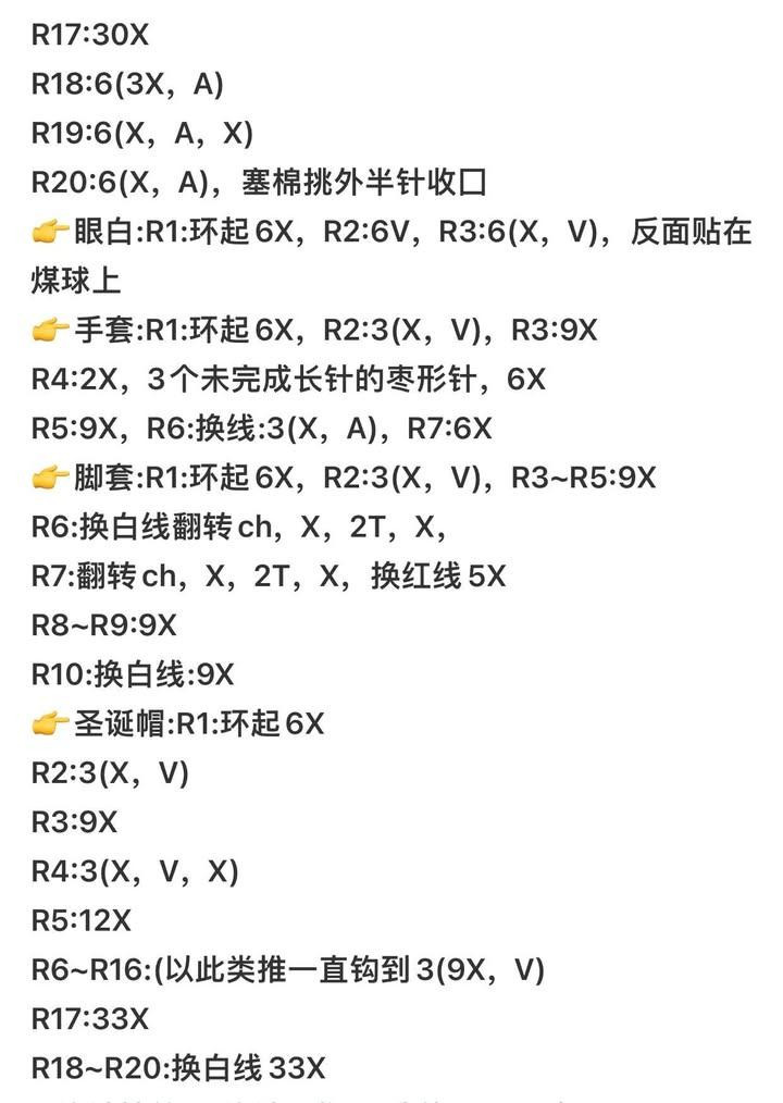 Crochet Christmas Coal Doll Keychain Pattern