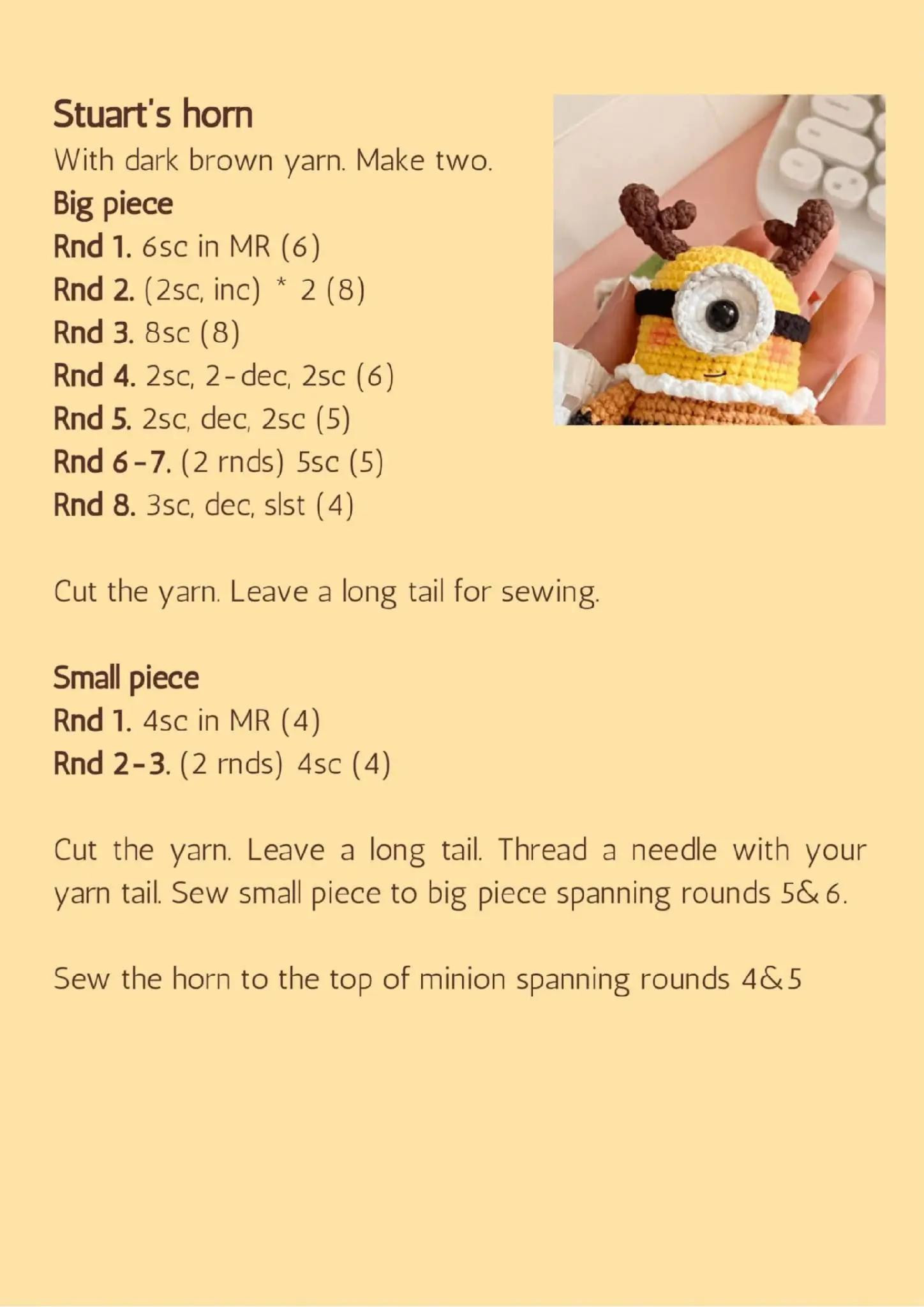 Crochet Christmas Minion Doll Pattern: Santa, Elf & Reindeer Amigurumi