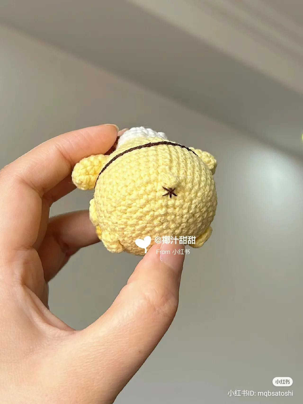 Crochet Chubby Pudding Bear Amigurumi Pattern Chart