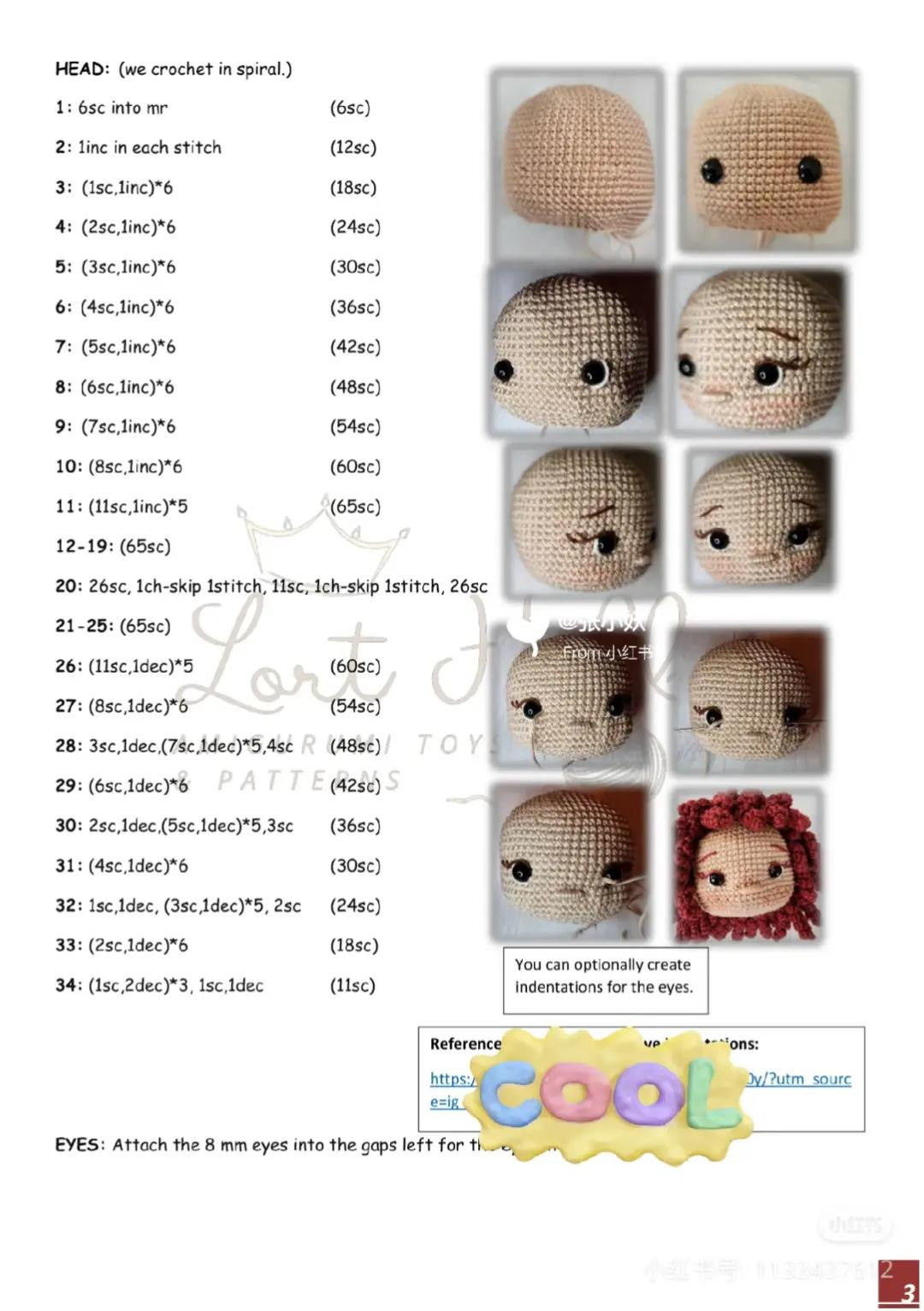Crochet Clown Amigurumi Doll Pattern with Puppet Buddy