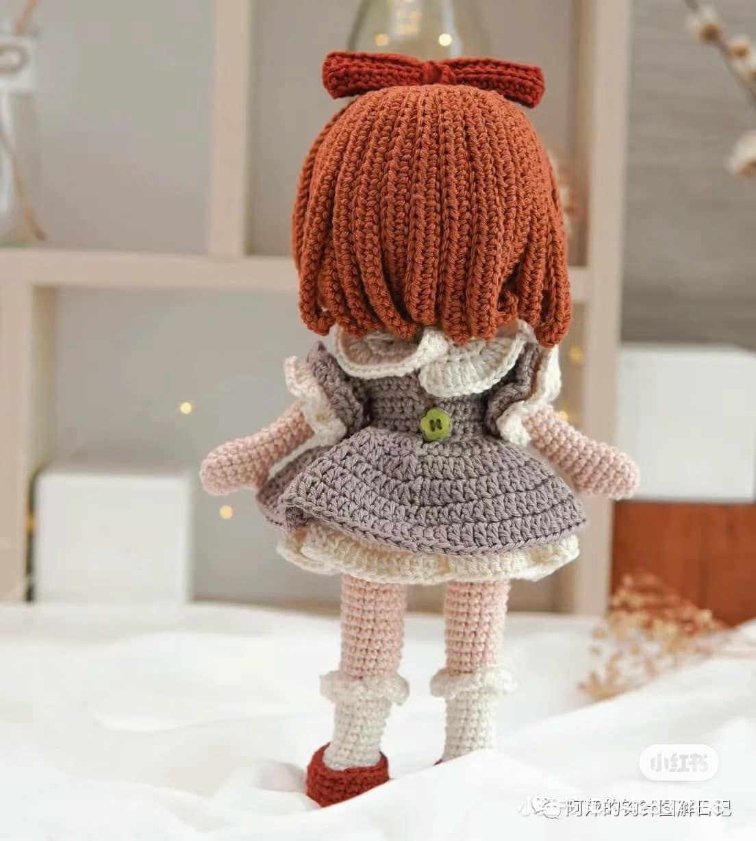 Crochet Clown Penny Doll Pattern